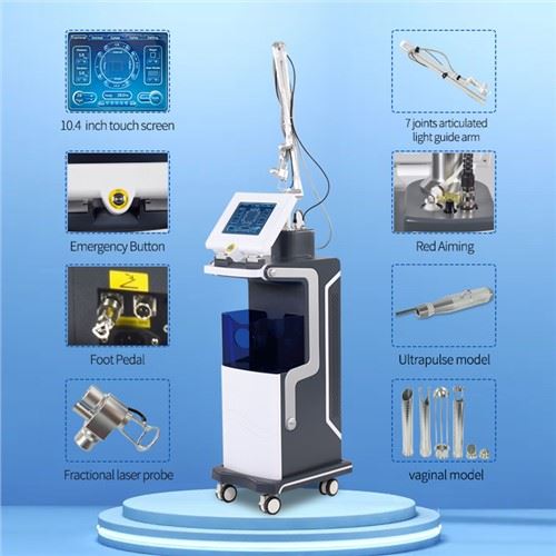 Huidvernieuwing Acne Littekens Co2 fractionele laserbehandelingsmachine