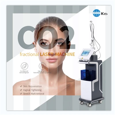 In de VS gemaakte RF-metalen buis fractionele Co2-laser / laserlittekenverwijdering en vaginale behandelingslasermachine